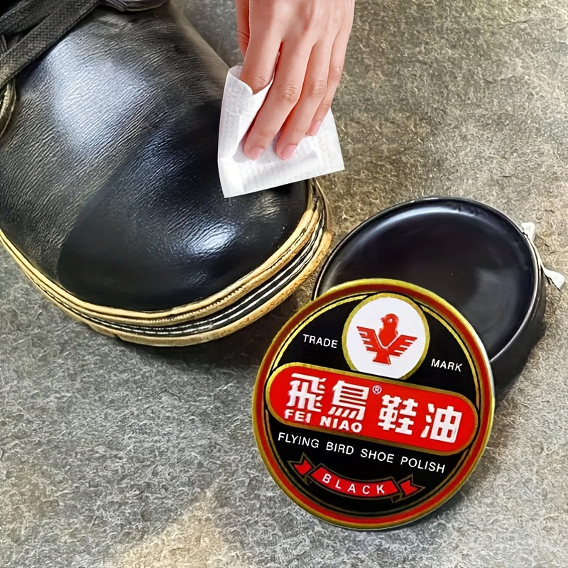 Black Shoe Repair Kit Synthetic Shoe Polish for Brightening and Maintenance