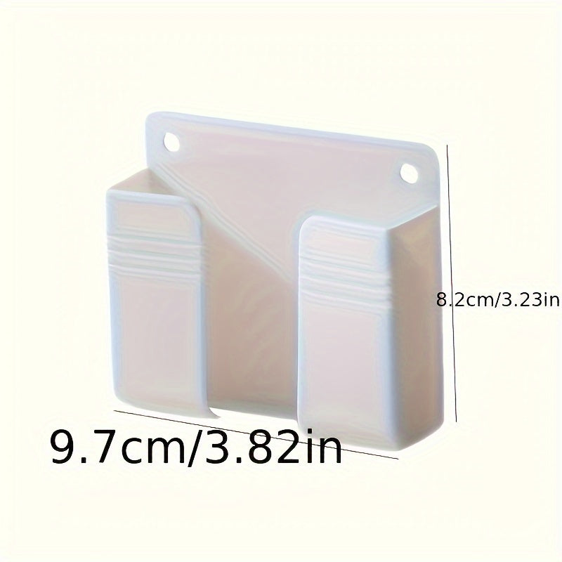 Держатель для телефона на стену в одном исполнении для пультов от телевизора и кондиционера, зарядки у кровати и утилитарных крючков.