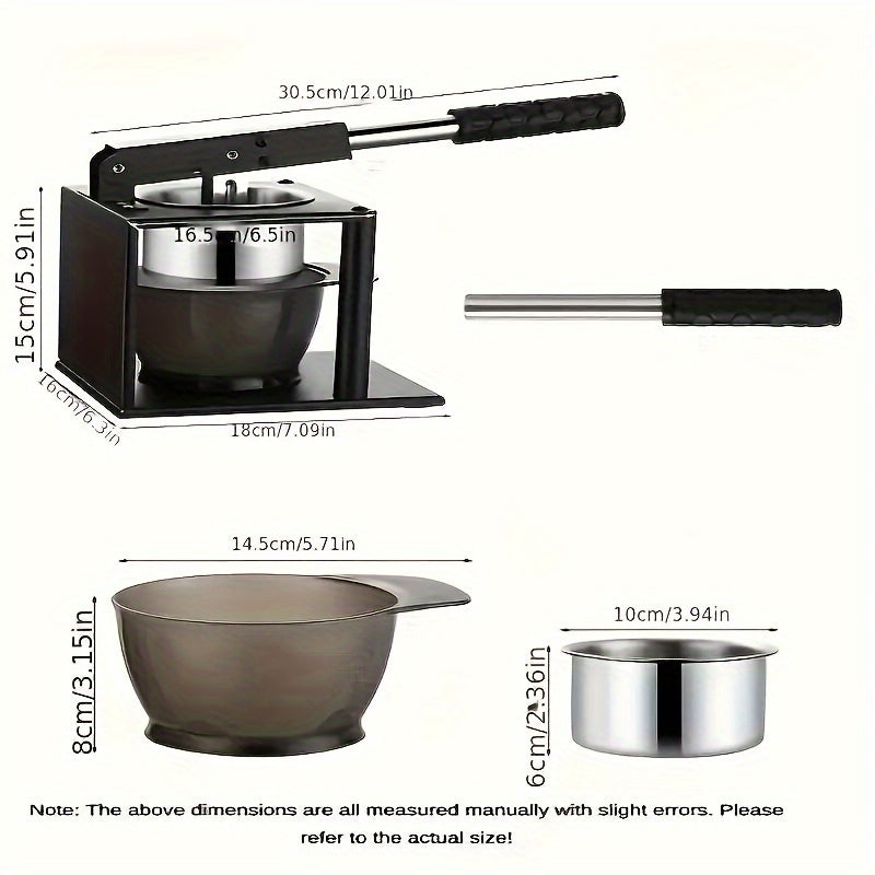 Stainless Steel Manual Citrus Juicer Hand Press Squeezer for Orange Lemon Juice