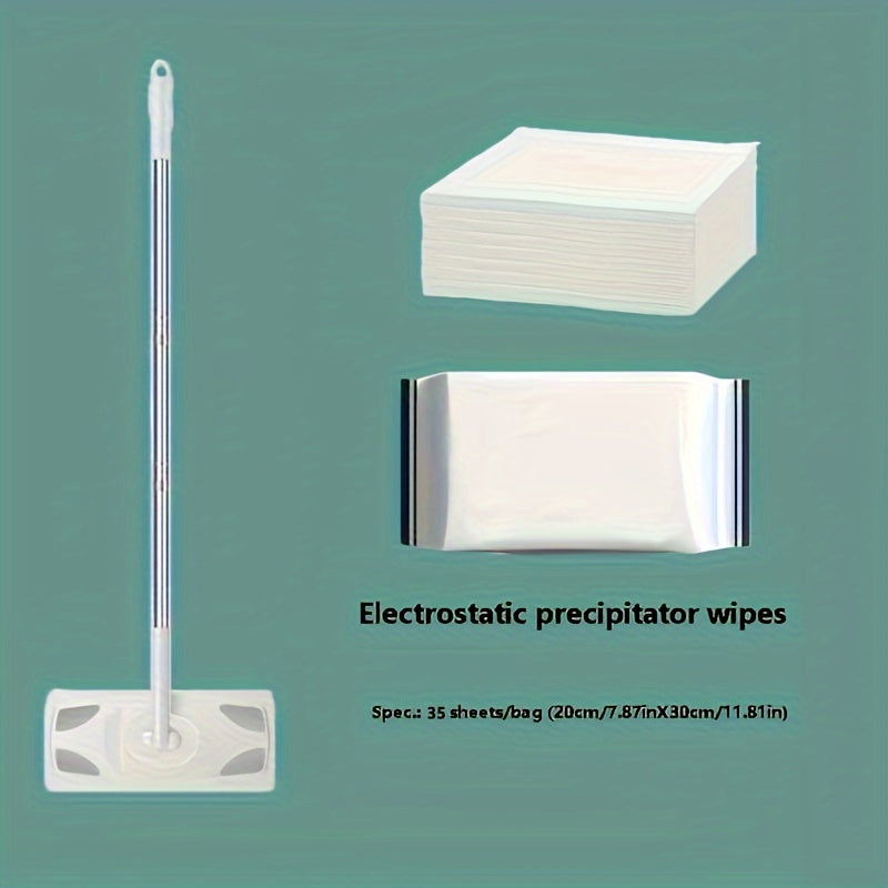 Ko'p funksiyali nam va quruq mopa to'plami - Turli sirtlarni oson tozalash uchun sozlanadigan zanglamaydigan po'latdan yasalgan tutqich - Yotoqxona, hammom, yashash xonasi uchun ideal