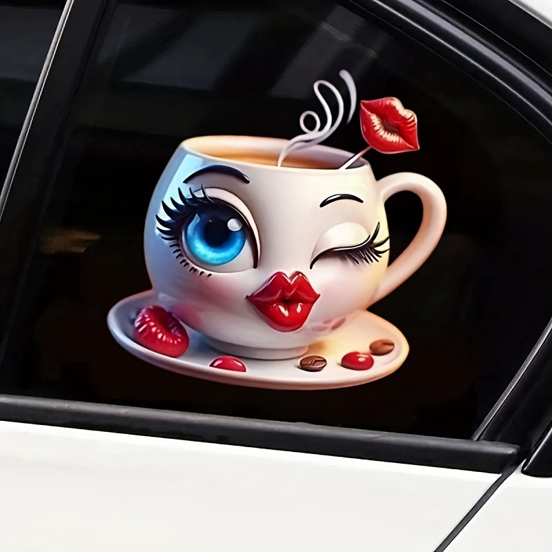 Cute Girl Vinyl Sticker Waterproof Decal for Cars Laptops Motorcycles