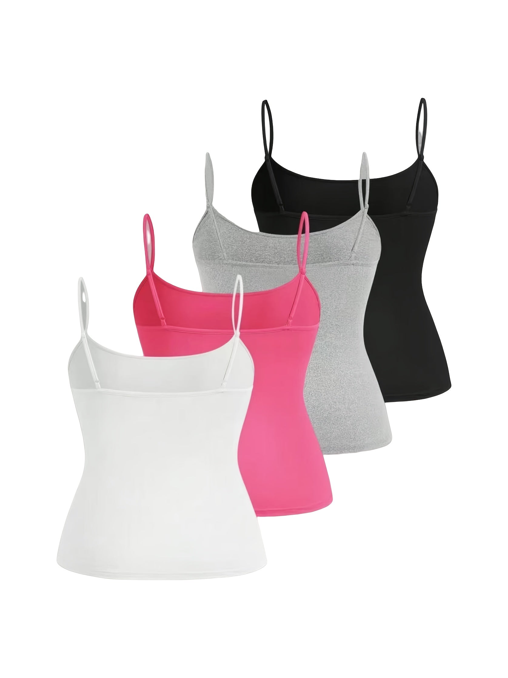 Women's Plus Size Adjustable Sheer Camisole Breathable Sleeveless Tank Top