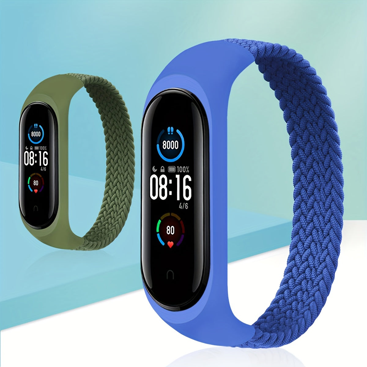 Nylon Braided Single Circle Stretch Wristband for Xiaomi Smartwatch Watch Band