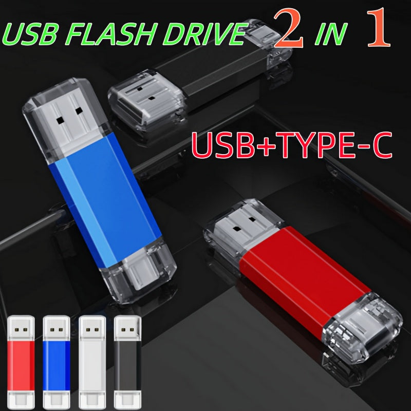 Dual C-Type USB Flash Drive 16GB OTG High-Speed Data Transfer for Android Smartphones and Tablets