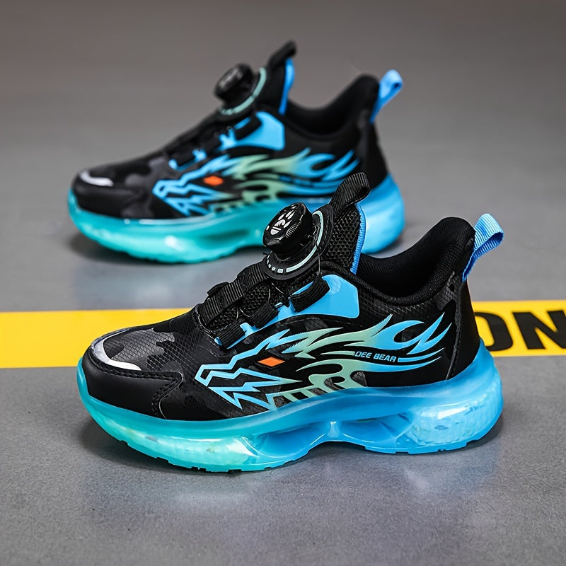 Yigitlar uchun pastki yuqori sport poyabzali, chiziqli PU ustki qismi, mato, ichki EVA taglik, nafas oladigan ichki qismi, 14 yosh va undan kichiklar uchun