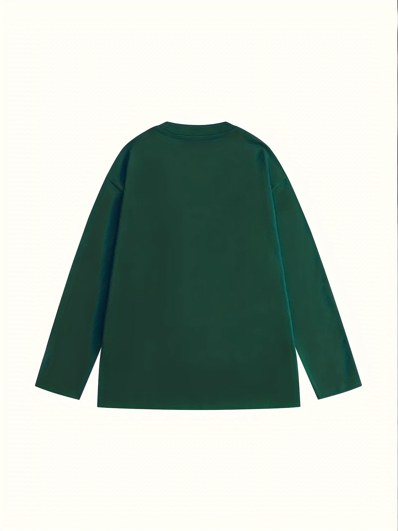 Мужская футболка с круглым вырезом большого размера в стиле Парижа с принтом букв, эластичная ткань для весны и осени