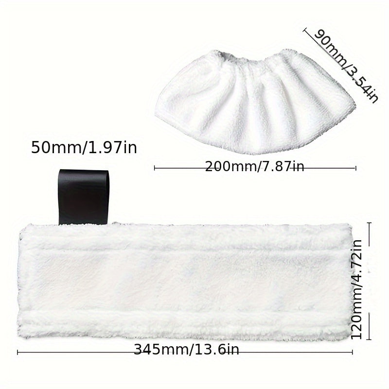 Microfiber Replacement Pads and Accessories for Steam Mop Cleaning Kit