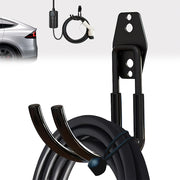 Wall-Mounted Heavy-Duty Steel EV Charger Cable Hook Indoor Outdoor Storage