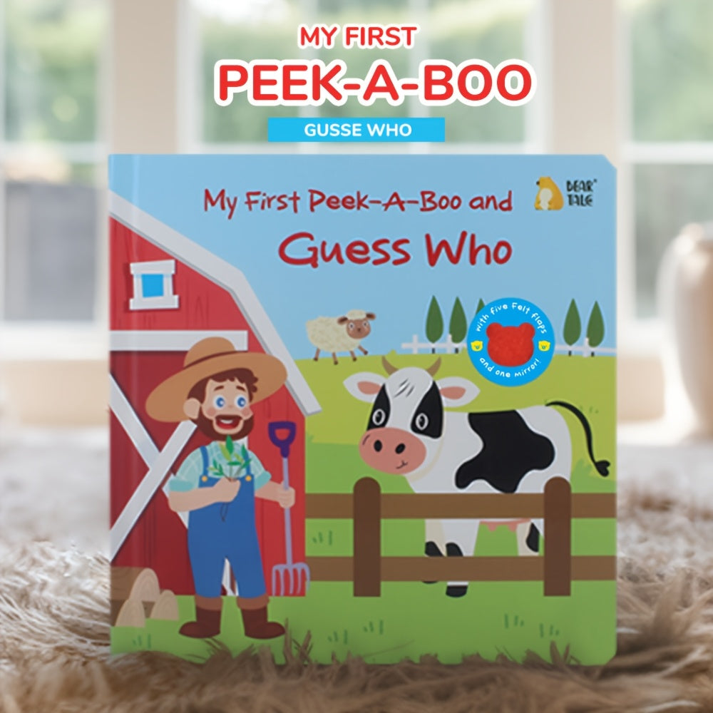 Children's Farm Animal Educational Book Hardcover for Ages 3+