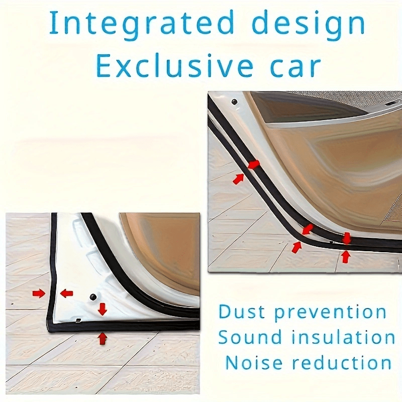 Vehicle Door Seal Strips Rubber Noise Insulation for Cars Back Front Doors