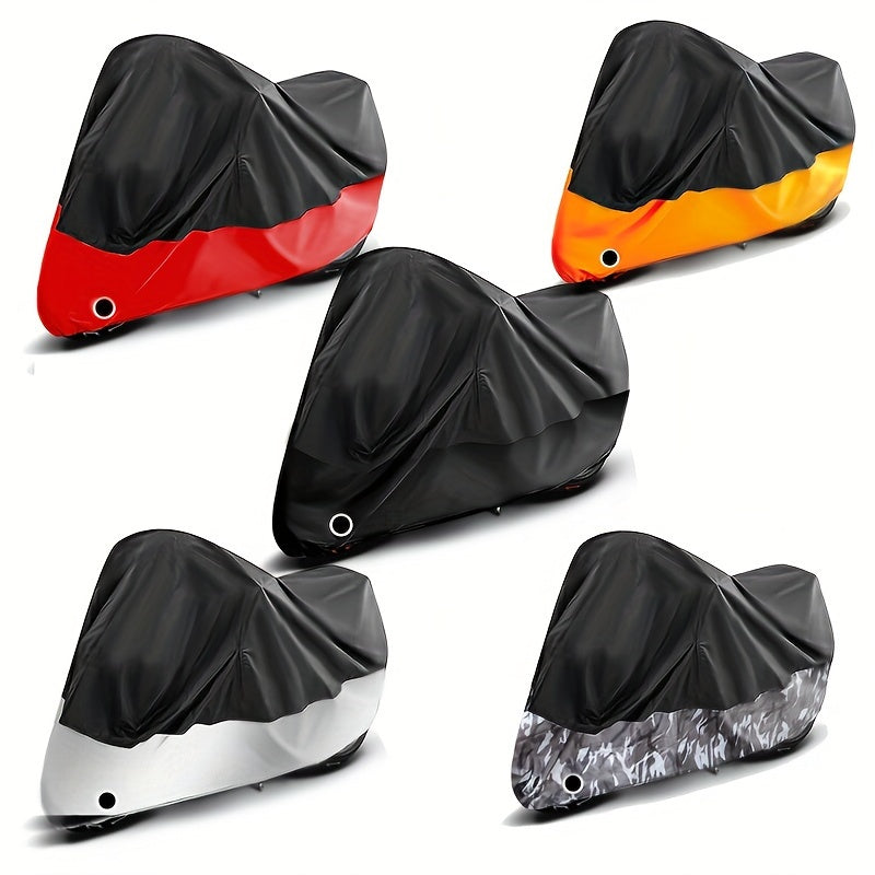 190T Polyester Taffeta Motorcycle Cover Sun Sand Dust Resistant for Bikes and Bicycles