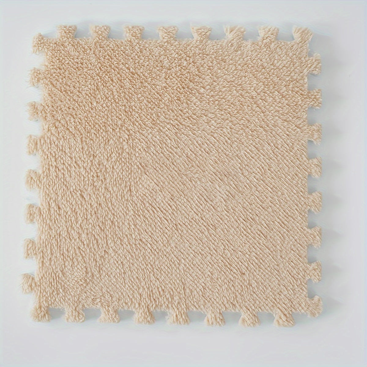 Luxurious Plush Patchwork Carpet Mat for Living Room and Bedroom, Easy to Clean