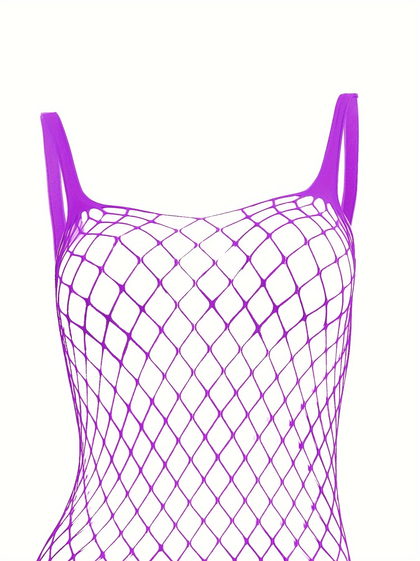 Women's Fishnet Lingerie Mesh Spandex One-Piece Adult Size