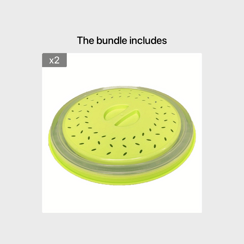 Havalandiriladigan, yig'iladigan mikroto'lqinli pech splash guard, tutqichli oziq-ovqat filtri, taom tayyorlash uchun oshxona asboblari