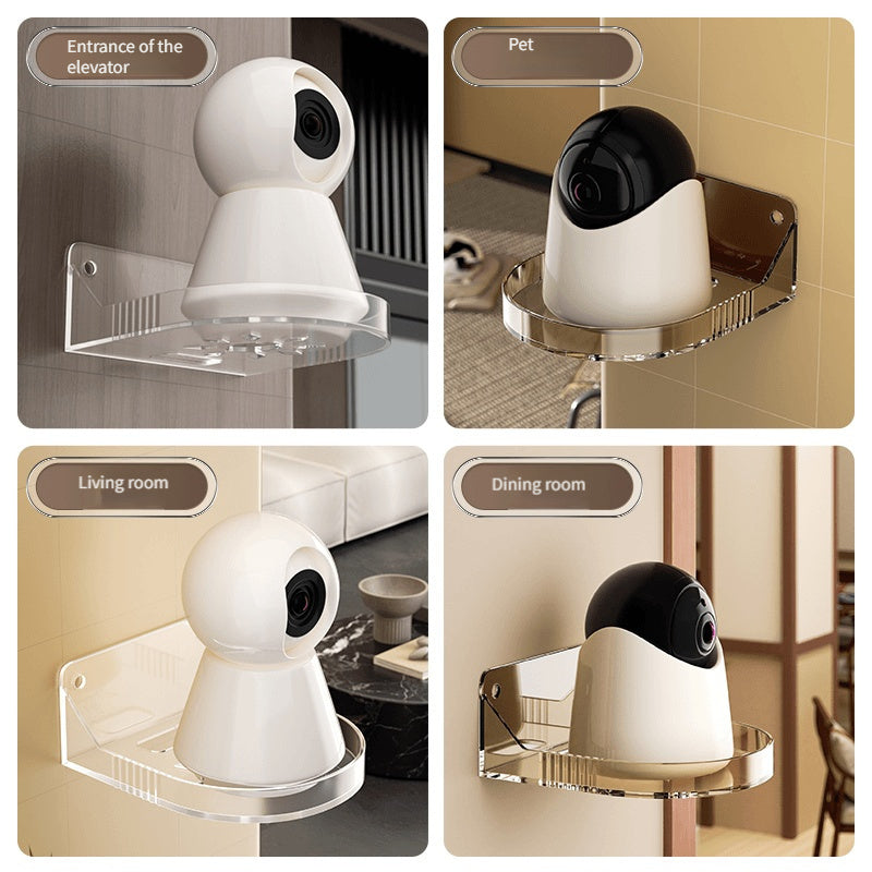 ABS Plastic Wall Mount Bracket for Security Camera Durable Home Monitoring