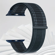 iWatch uchun nylon sport soat tasmasi, turli o'lchamlar bilan mos keladi, erkaklar va ayollar uchun mos, sozlanadigan va nafas oladigan, bir nechta iWatch Series uchun mos.