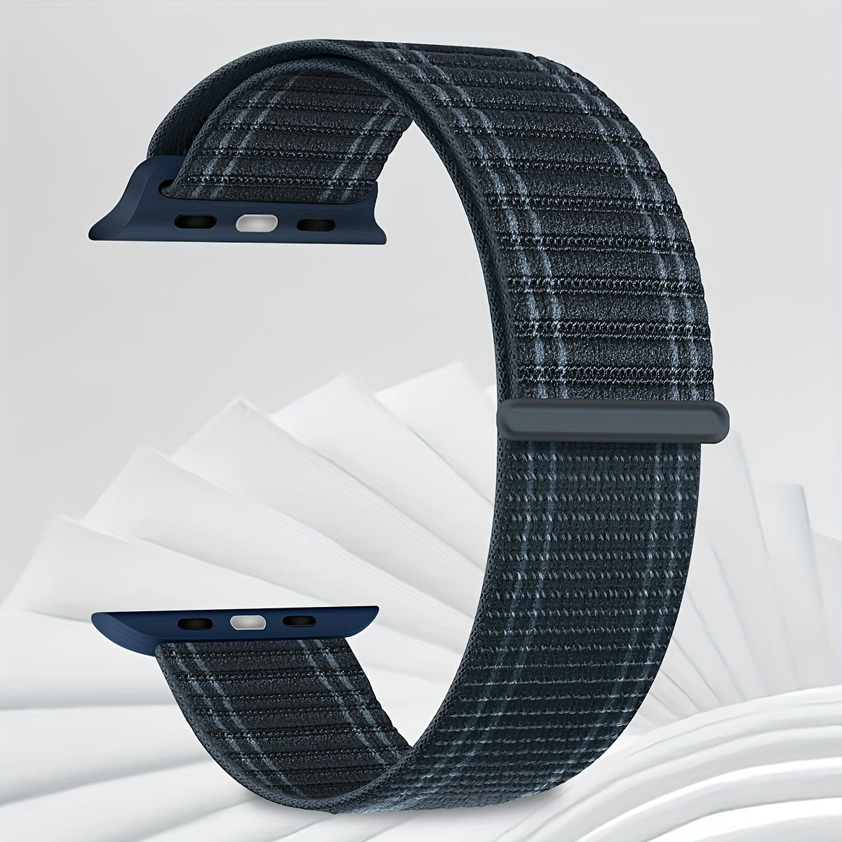 iWatch uchun nylon sport soat tasmasi, turli o'lchamlar bilan mos keladi, erkaklar va ayollar uchun mos, sozlanadigan va nafas oladigan, bir nechta iWatch Series uchun mos.