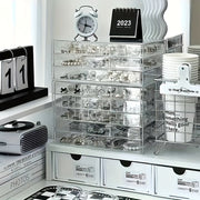 Пластиковая шкатулка для украшений для одного изделия, против окисления, пылезащитный органайзер для хранения