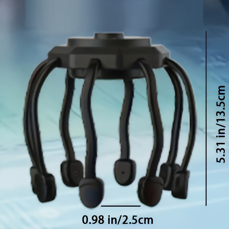 Wireless Head Massager with 3 Modes and 8 Fingers for Deep Relaxation