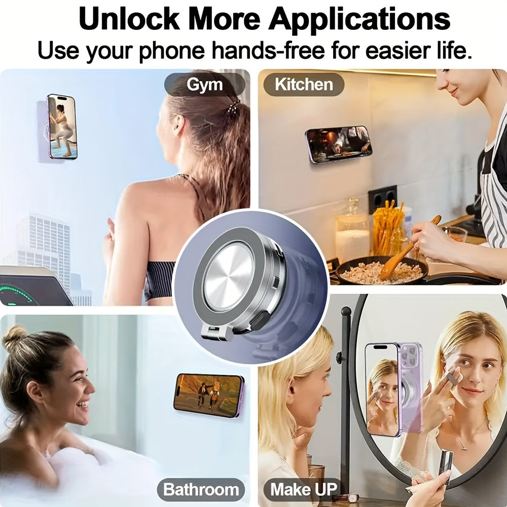 Universal Magnetic Phone Holder for Cars and Smooth Surfaces with Strong Suction
