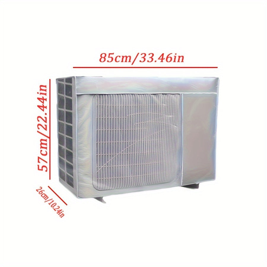 Outdoor Air Conditioner Cover Waterproof UV-Resistant Oxford Cloth Durable Mesh