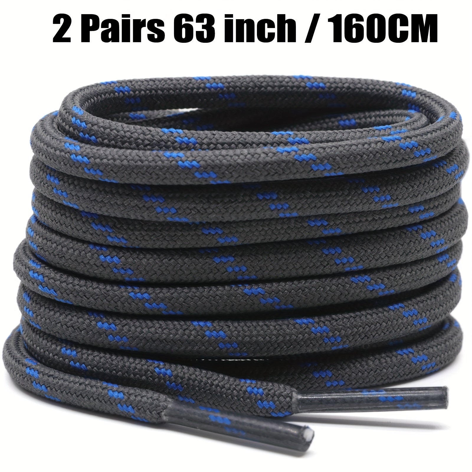 Unisex Thickened Round Climbing Shoe Laces for Hiking and Work Boots