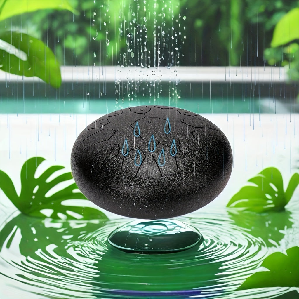 12 dyuymli po'lat tilimli davul sayohat qutisi va aksessuarlar bilan, meditatsiya va ochiq havoda foydalanish uchun