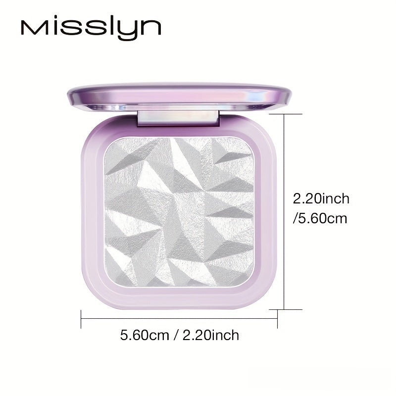 Women Shimmer Glitter Highlight Contouring Palette for Face Illumination