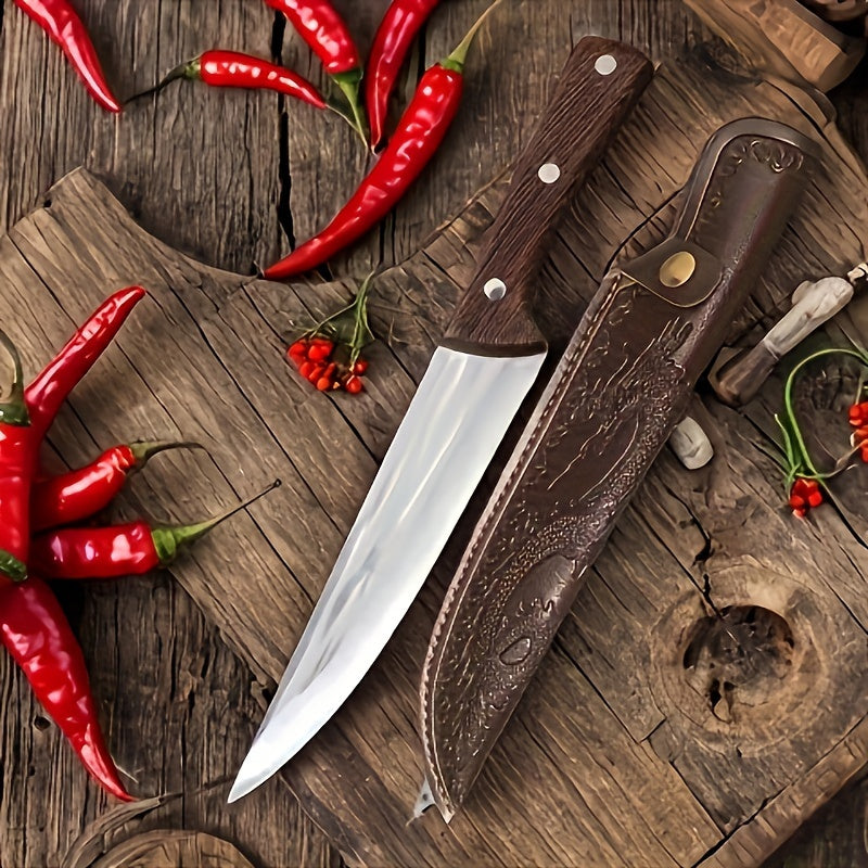 Kitchen Knife Protector Storage Pouch Thick PU Leather Sheath for Chef Knife