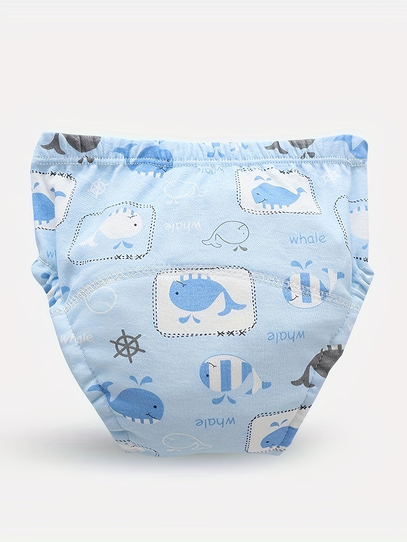 Boys Cotton Training Pants 4-Pack Animal Patterns Breathable Absorbent All-Season