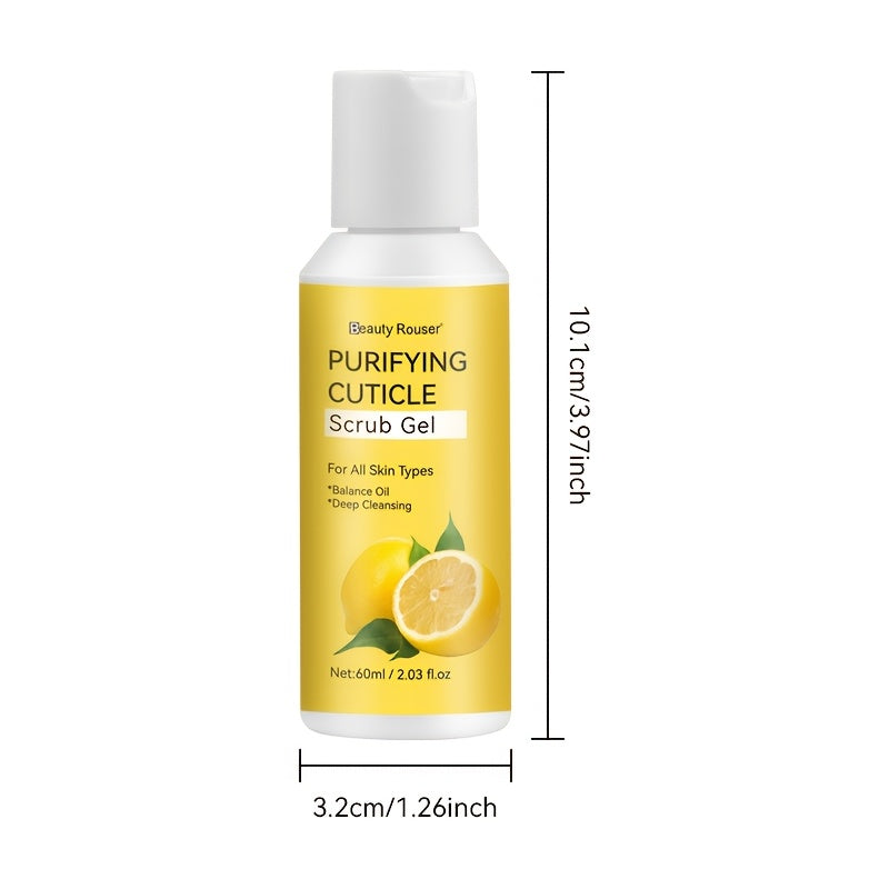 Lemon Aloe Facial Exfoliant for All Skin Types 60ml Hydrating Gentle Scrub