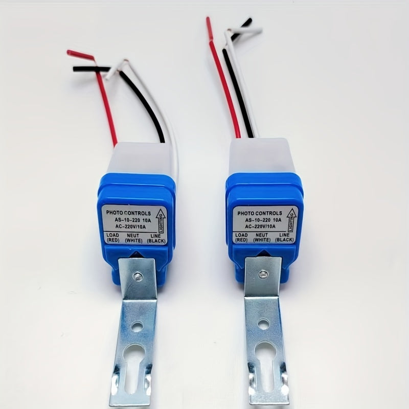 Automatic Photocell Street Light Switch 10A 110V 220V Auto On Off Photoswitch Sensor