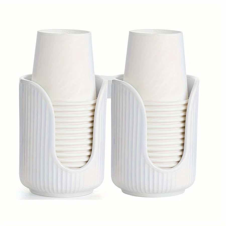 Multifunctional Paper Cup Holder and Desktop Organizer for Bathroom Kitchen Living Room