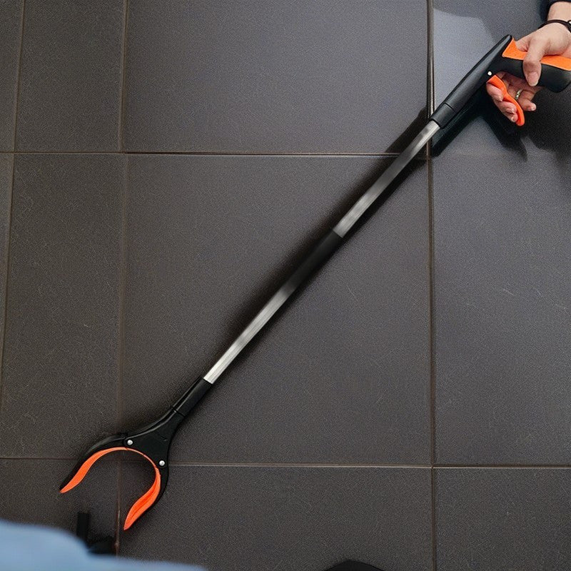 Family-Friendly Garbage Clamp with Long Handle, Child-Safe Aluminum Alloy