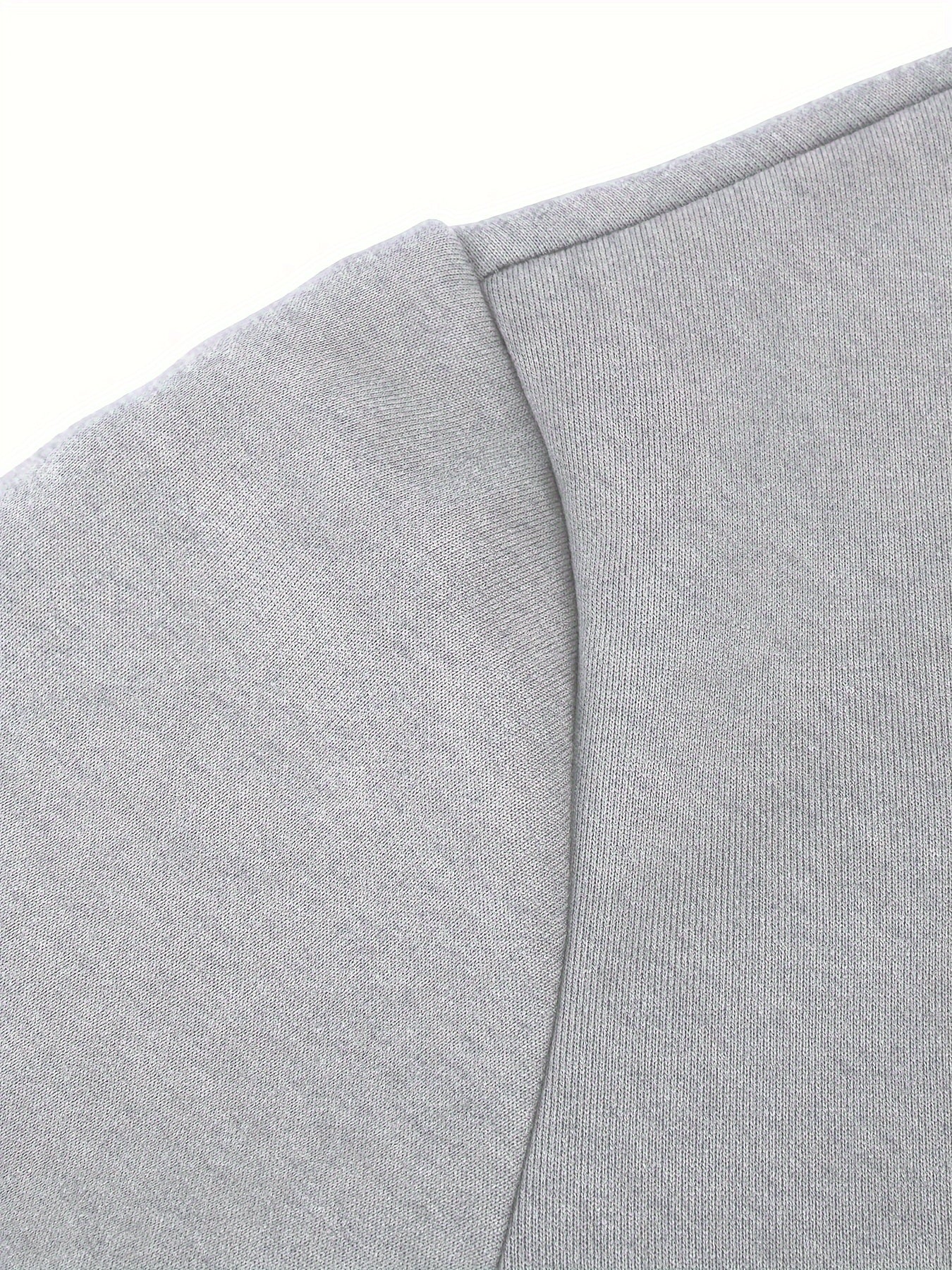 Men's Slim Fit Black Fleece Pullover with Quarter Zip Mock Neck Casual Long Sleeve Polyester