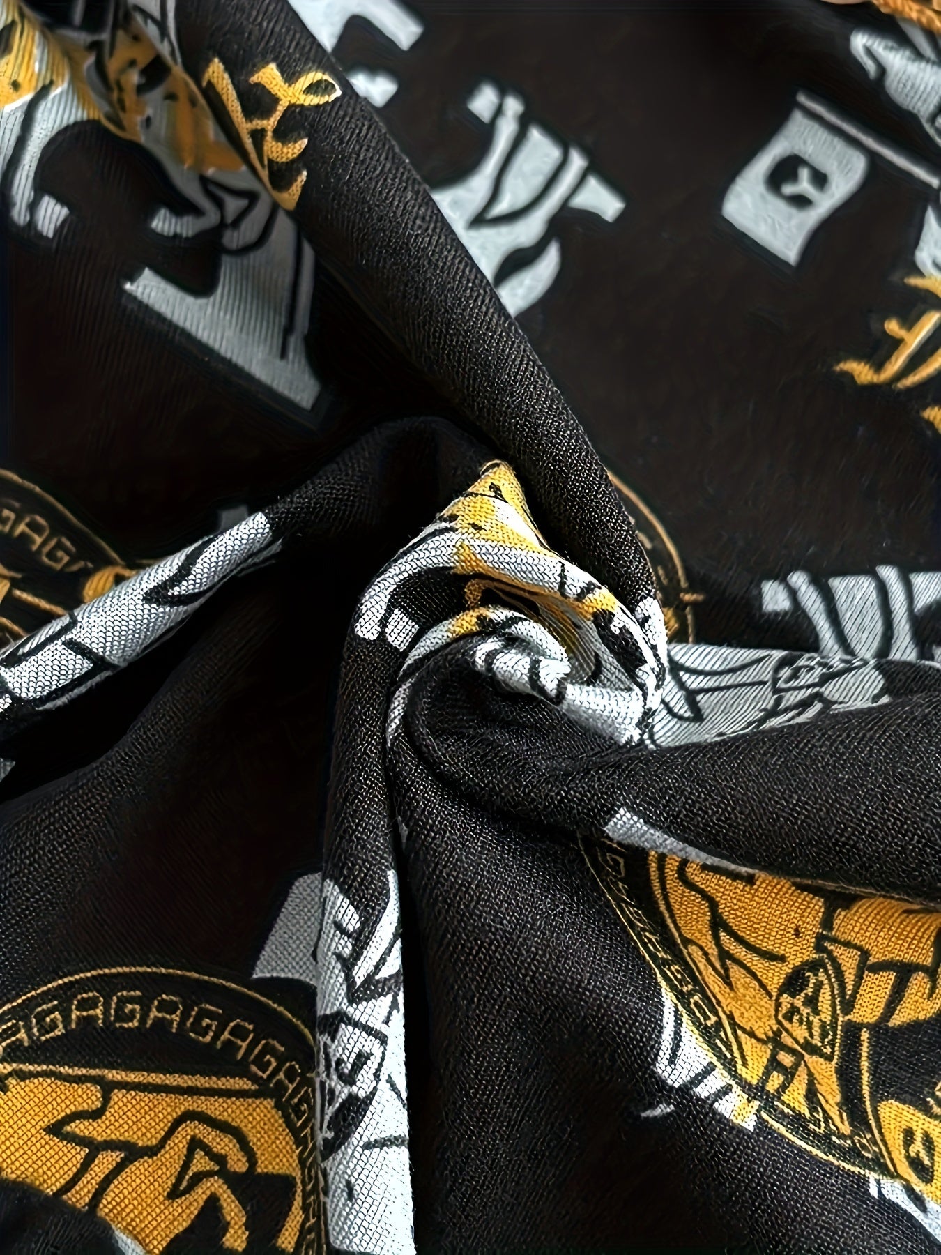 Men's Boxer Briefs Breathable Polyester Blend with Chain Skull Print Casual Underwear