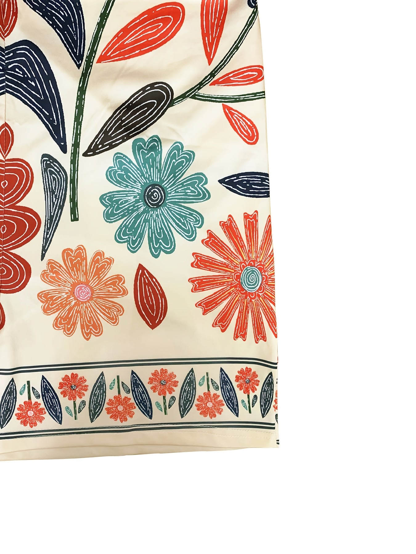 Women's Floral Print Sleeveless Jumpsuit with Pockets for Vacation