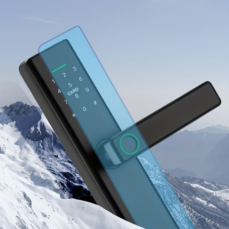 Bir nechta kirish variantlari (Parol, Kartochka, Barmoq izi, Kalit) va TT App/Tuya App qo'llab-quvvatlaydigan Wifi Elektron Qulfi.