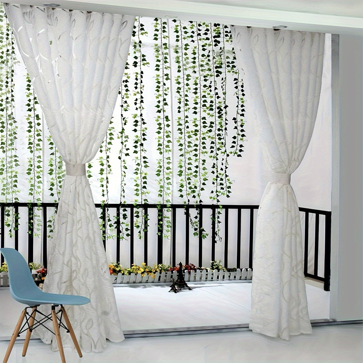 Zamonaviy pardalar paneli yashash xonalari, yotoq xonalari, oshxonalar, hammomlar yoki uy va xona bezaklari uchun mukammal.