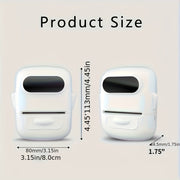 Portable Thermal Label Printer for Android iOS Wireless Battery-Powered Monochrome 40x30mm Stickers