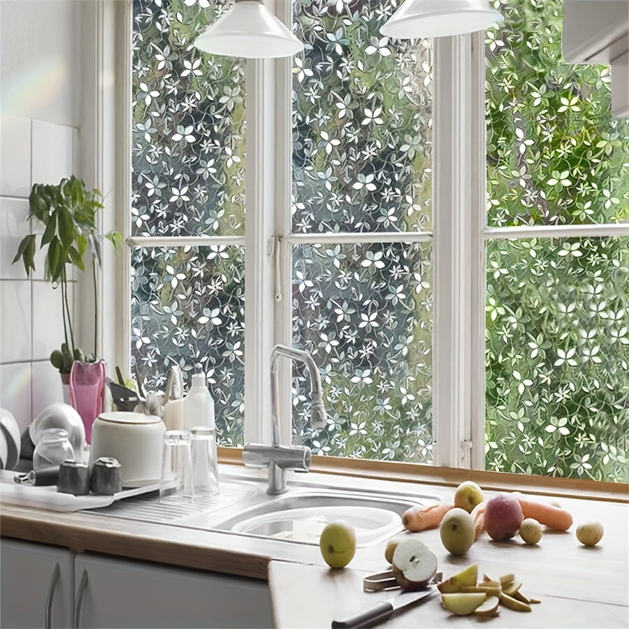 Self-Adhesive PVC Glass Window Film Waterproof UV-Resistant Transparent Opaque