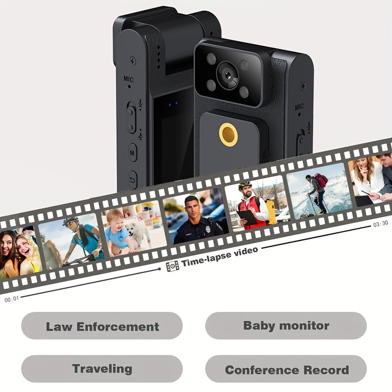 Mini Camera Small Infrared Night Vision 1080p HD Rechargeable Battery Indoor Use