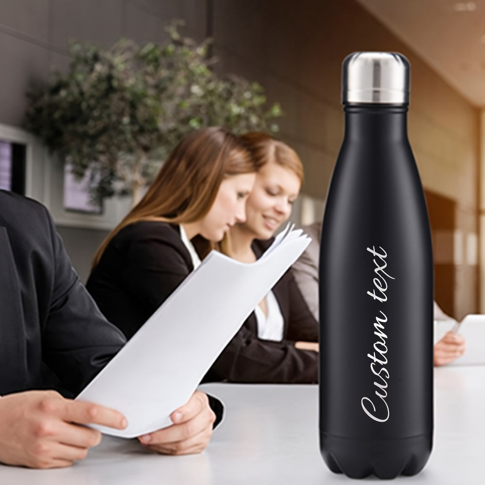 Personalized Stainless Steel Water Bottle with Sealed Lid and Insulation