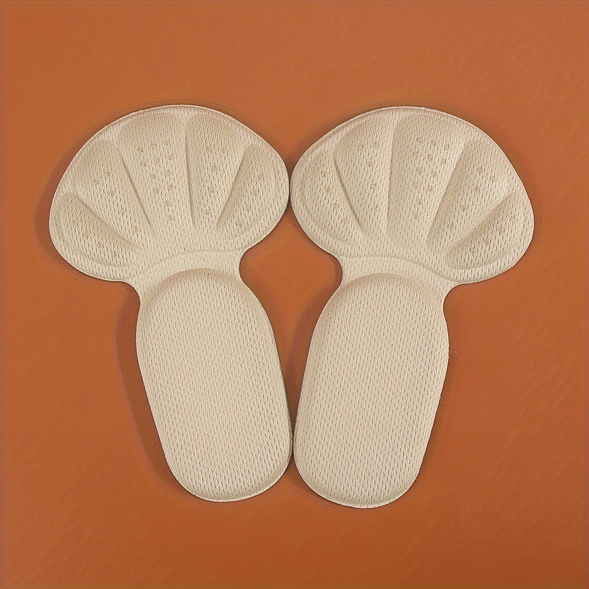 Unisex TPE Heel Cushion Pads 1 Pair Anti-Slip Breathable Heel Inserts