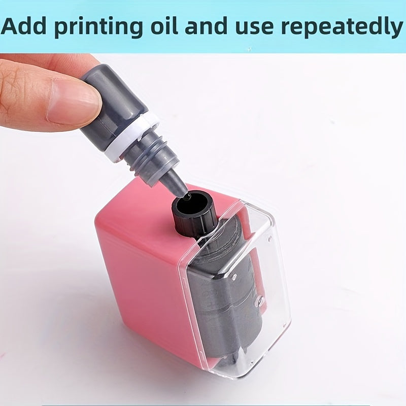 Bolalar, o'qituvchilar va ota-onalar uchun matematik muhrlar to'plami - qayta ishlatiladigan va qizil/ko'k dizaynda ixcham.