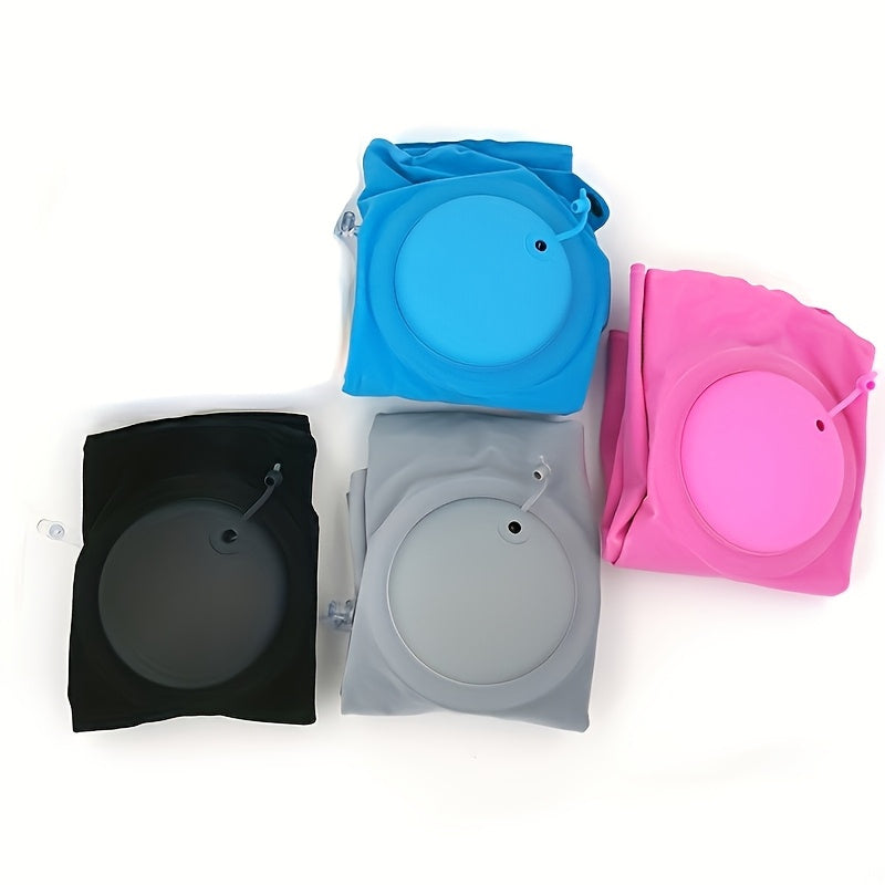 Portable Inflatable U-Shaped Neck Pillow with Velvet Cover for Travel and Home