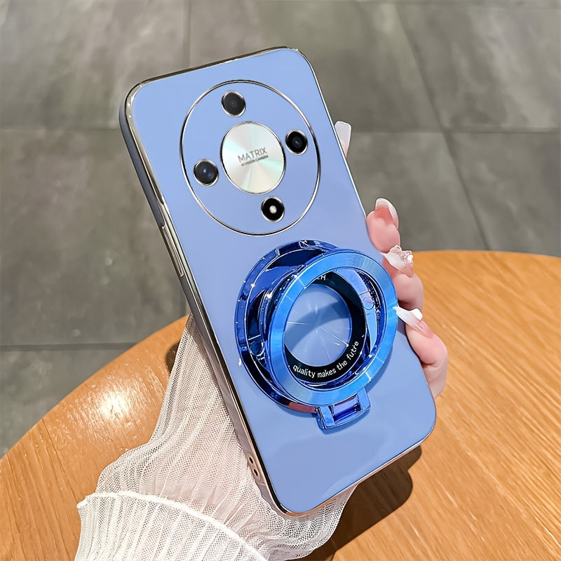 Universal TPU Phone Case for Honor Magic Series Anti-Shock Wireless Charging Stand Magnetic Closure