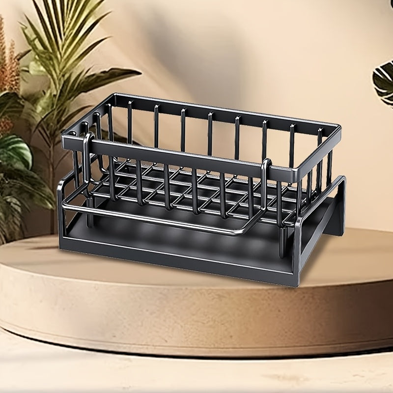 Organizador de plástico multiusos para fregadero para almacenamiento en baño y cocina