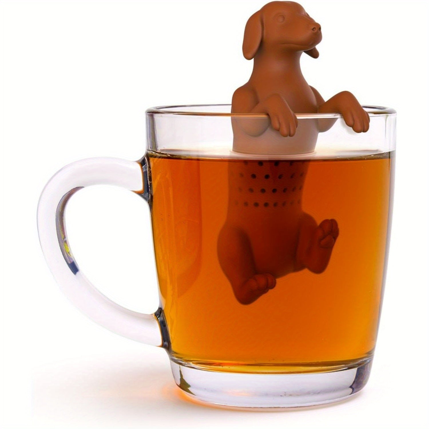 Puppy Shaped Silicone Tea Infuser for Loose Leaf Fruit and Spice Teas