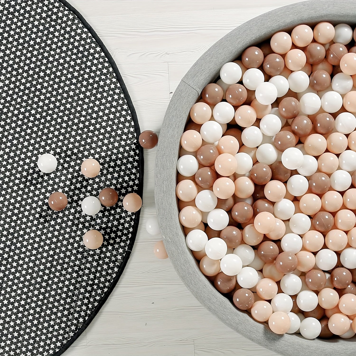 Bolalar uchun 100 ta toksik bo'lmagan okean to'plari, aralash ranglarda, to'p havzalari va tashqarida o'ynash uchun